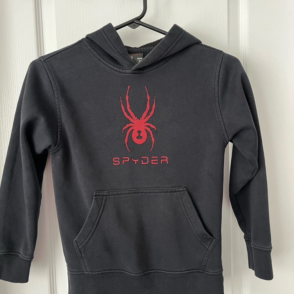 SPYDER KIDS HOODIES BUNDLE Athletic Sweatshirt | Black & Grey | Size 7/8 - Picture 7 of 10